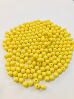 Bolinha Plastica para Pulseira 8 mm (50 Gramas) - Atelie Rosa di Pano