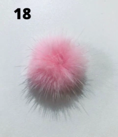 Pompom achatado 3cm - loja online
