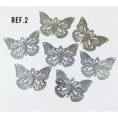 Aplique Borboleta de Metal Dourada ou prata (25 unidades) na internet