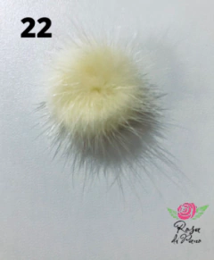 Pompom achatado 3cm - comprar online