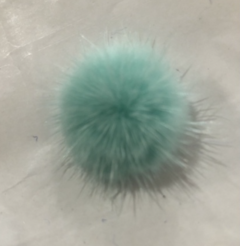 Pompom achatado 3cm - loja online