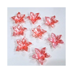 Florzinha de Acrílico 2,5 cm, Ref.39 (20 unidades) - Atelie Rosa di Pano