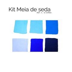 Imagem do Kit Meia de Seda (6 unidades) sortidas