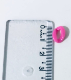 Mini Elo de Acrílico Colorido 8x11mm - (20 gramas) - comprar online