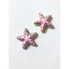 Aplique Botão Estrela Pequena 2,5 cm (2 unidades)