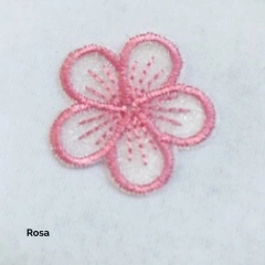 Flor de Tule Bordada 3,5 cm (2 unidades) - comprar online
