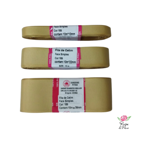 FITA GORGURÃO LISA SANDING COR 189