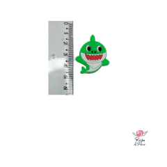 Aplique Baby Shark Verde Emborrachado - 2 Unidades - comprar online