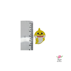 Aplique Baby Shark Amarelo Emborrachado - 2 Unidades - comprar online