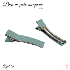 Bico de Pato Encapado com Fita Gorgorão 5cm (10 unidades) - Atelie Rosa di Pano