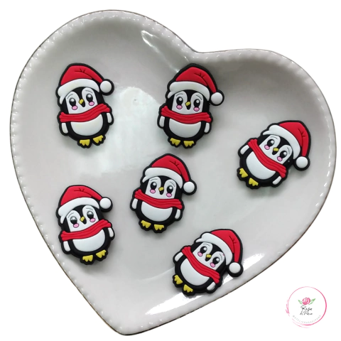 Aplique Natal Pinguim - Emborrachado (1 unidade)