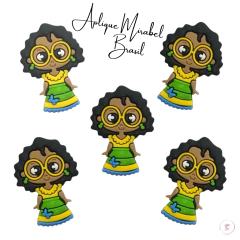 Aplique Mirabel Brasil 4cm Emborrachado (1 unidade)