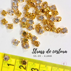 Strass de Costura Pacote com (50 unidades) - comprar online