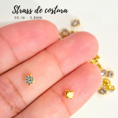 Strass de Costura Pacote com (50 unidades) - Atelie Rosa di Pano