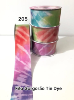 Fita Gorgurão Estampada Tie Dye - 38mm - (10 metros) na internet