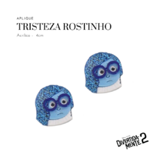 Aplique Divertida-Mente Rostinho Acrílico - Atelie Rosa di Pano