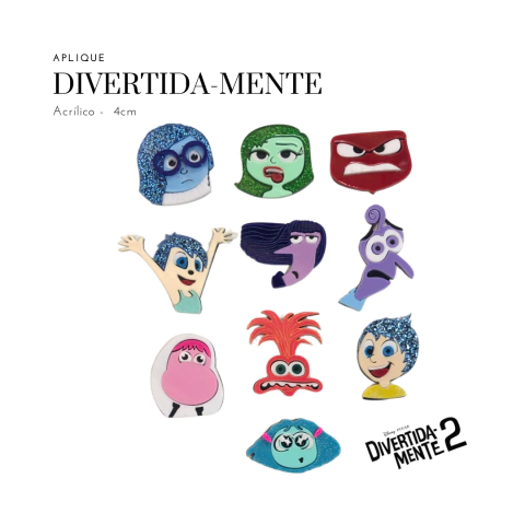 Aplique Divertida-Mente Rostinho Acrílico