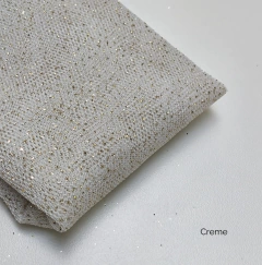 Tecido Tule Glitter 25x48cm (1 unidade) - Atelie Rosa di Pano
