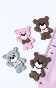 Aplique Emborrachado Ursinho 34 mm (1 Unidade)