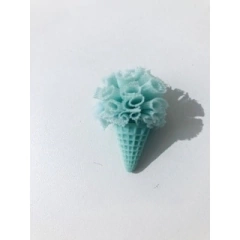 Aplique Sorvetinho Pompom 3 cm (2 unidades) - Atelie Rosa di Pano