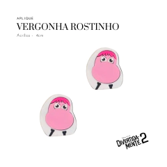 Aplique Divertida-Mente Rostinho Acrílico - loja online