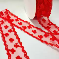 Fita Renda Laço - 38mm - 3 metros