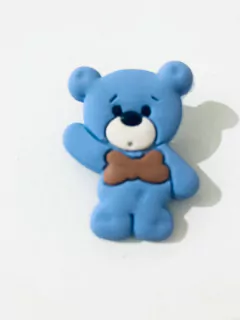 Aplique Emborrachado Urso com Gravata 4cm (1 unidade) - Atelie Rosa di Pano