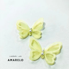 Aplique Borboleta Organza (2 unidades) - comprar online
