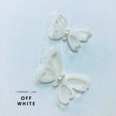 Aplique Borboleta Organza (2 unidades)