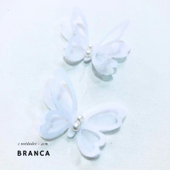 Aplique Borboleta Organza (2 unidades) - comprar online