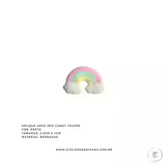 Aplique Arco-Íris Candy Colors Emborrachado - comprar online