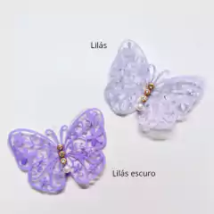 Aplique Borboleta Rendada MODELO 2 - 5,4cm - Atelie Rosa di Pano