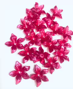 Florzinha de Acrílico 2,5 cm, Ref.39 (20 unidades) - comprar online