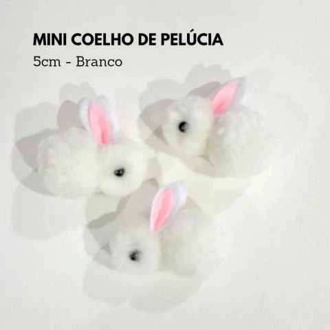 Mini Coelho de Pelúcia - 5cm