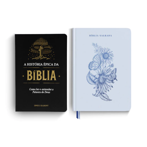 Kit Bíblia Fonte de Sabedoria + A História Épica da Bíblia