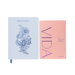 Kit Devocional Vida + Bíblia Fonte de Sabedoria NAA - Letra Grande