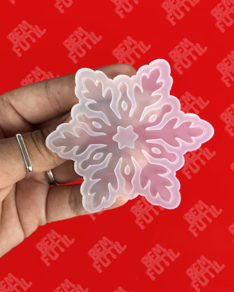 Molde Floco de Neve Mod 001 - Coleção Natal