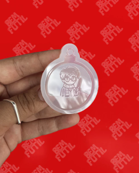 Molde Bola de Natal Temática Bruxinho - Bruxinho - Coleção Natal