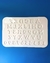 Molde Alfabeto para pingente - 2,5cm - Bem Fútil Moldes