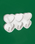 Molde de silicone Tampa de Caneta Coração com 3 cavidades - Bem Fútil Moldes