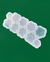 Molde de silicone Patinhas com furo com 8 cavidades - comprar online