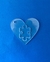 Imagem do Molde Coração com quebra cabeça