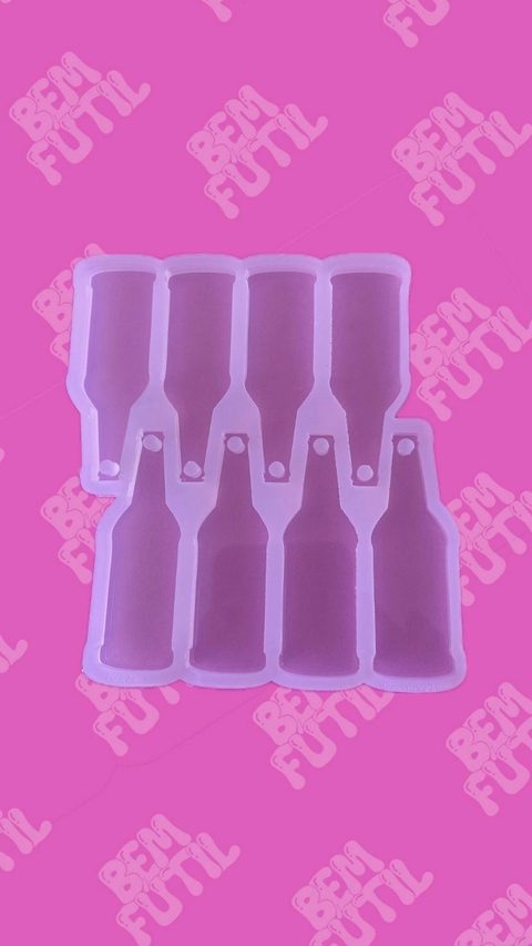Molde Garrafa de Cervejas com 8 cavidades