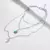 Colar Multi-Camada Com Lua Prata 925 - Joia da Lua - Prata 925 | Colar Brinco Anel Pulseira Frete Grátis