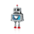 Berloque Robozinho Prata 925 na internet