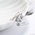 Anel Com Pingente De Cristal Banhado A Prata - comprar online