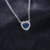 Colar Vitória Rubi Azul Prata 925 - comprar online