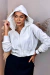 Jaqueta Cropped Off White - comprar online