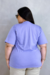 Tshirt Básica Lilas Plus Size - Nossas T-shirt
