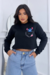 Moletom Cropped Stitch Bolso
